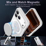 غطاء هاتف مغناطيسي بإطار عدسة معدني ملمس الجلد من XDcase، لهواتف iPhone 17 Pro Max، iPhone 17 Pro، iPhone 17