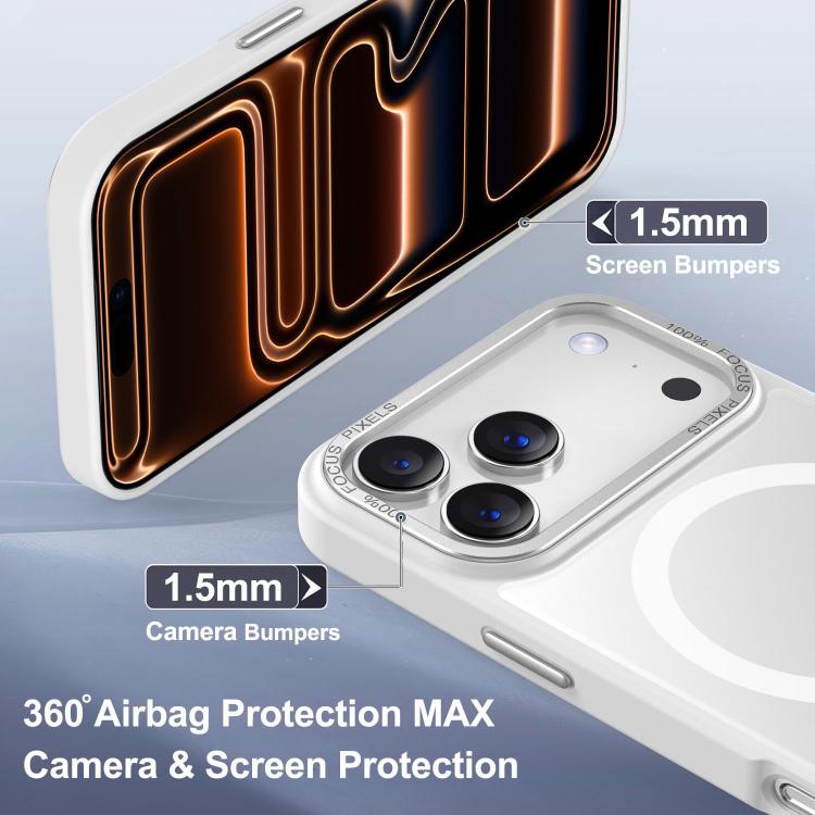 غطاء هاتف مغناطيسي بإطار عدسة معدني ملمس الجلد من XDcase، لهواتف iPhone 17 Pro Max، iPhone 17 Pro، iPhone 17
