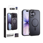 غطاء هاتف مغناطيسي بإطار عدسة معدني ملمس الجلد من XDcase، لهواتف iPhone 17 Pro Max، iPhone 17 Pro، iPhone 17