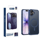 غطاء هاتف مغناطيسي بإطار عدسة معدني ملمس الجلد من XDcase، لهواتف iPhone 17 Pro Max، iPhone 17 Pro، iPhone 17