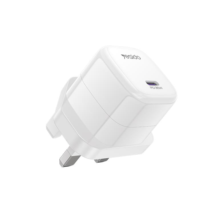 شاحن سريع صغير مكعب جليدي Yesido YC149 PD 35W Type-C، قابس المملكة المتحدة
