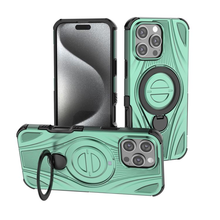 غطاء هاتف مغناطيسي مع حامل دوار معدني بشكل حلقة نجمية، لهواتف iPhone 17 Pro Max، iPhone 17 Pro، iPhone 17، iPhone Air، iPhone 16 Pro Max، iPhone 16 Pro، iPhone 16