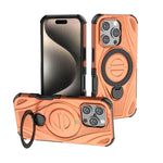 غطاء هاتف مغناطيسي مع حامل دوار معدني بشكل حلقة نجمية، لهواتف iPhone 17 Pro Max، iPhone 17 Pro، iPhone 17، iPhone Air، iPhone 16 Pro Max، iPhone 16 Pro، iPhone 16
