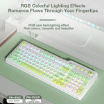 لوحة مفاتيح ألعاب AULA F3099 بإضاءة RGB و99 مفتاح وثلاثة أوضاع