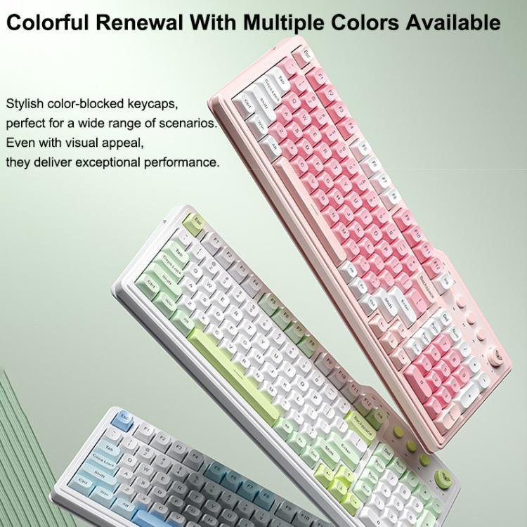 لوحة مفاتيح ألعاب AULA F3099 بإضاءة RGB و99 مفتاح وثلاثة أوضاع