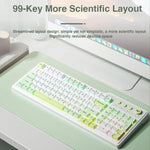 لوحة مفاتيح ألعاب AULA F3099 بإضاءة RGB و99 مفتاح وثلاثة أوضاع