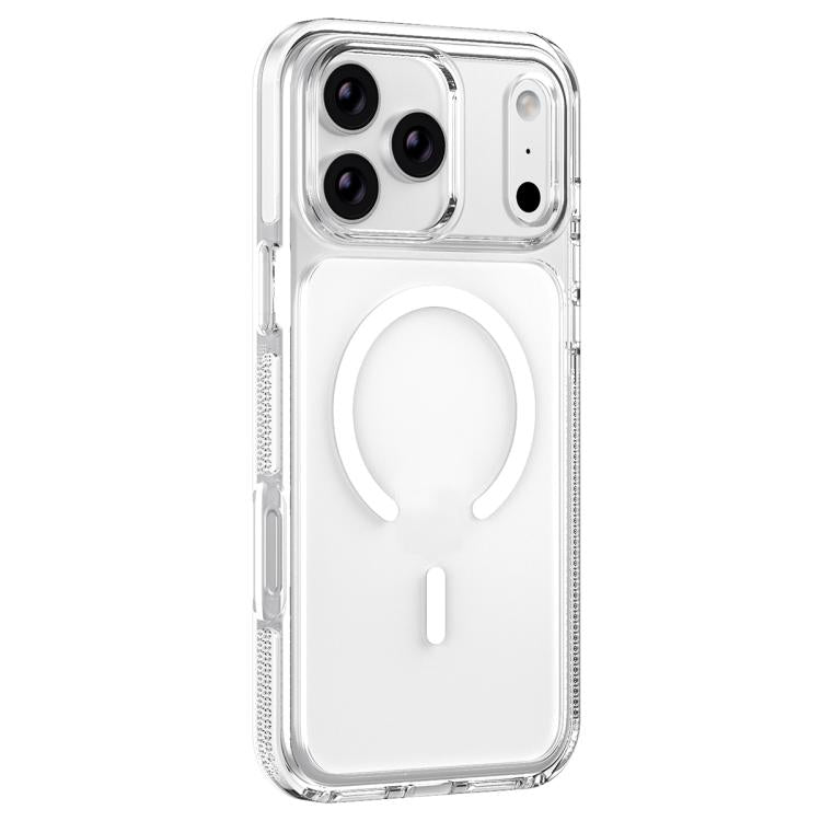 غطاء هاتف هجين من PC وTPU مع درع جليدي مغناطيسي، لجهاز iPhone 17 Pro Max، لجهاز iPhone 17 Pro، لجهاز iPhone Air