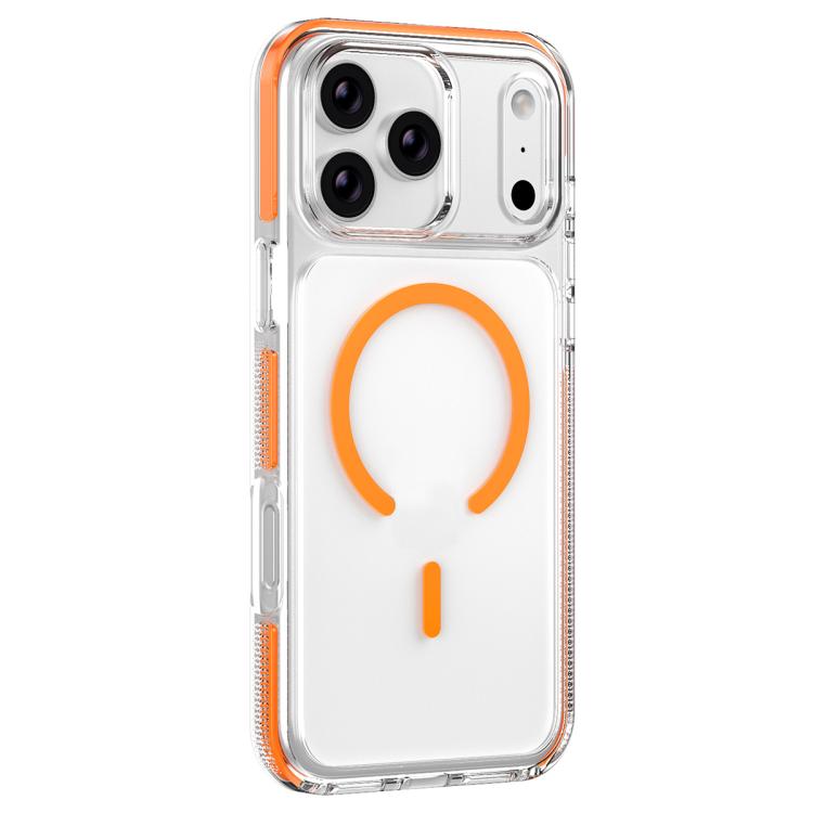غطاء هاتف هجين من PC وTPU مع درع جليدي مغناطيسي، لجهاز iPhone 17 Pro Max، لجهاز iPhone 17 Pro، لجهاز iPhone Air