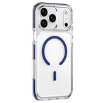 غطاء هاتف هجين من PC وTPU مع درع جليدي مغناطيسي، لجهاز iPhone 17 Pro Max، لجهاز iPhone 17 Pro، لجهاز iPhone Air
