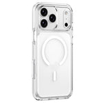 غطاء هاتف هجين من PC وTPU مع درع جليدي مغناطيسي، لجهاز iPhone 17 Pro Max، لجهاز iPhone 17 Pro، لجهاز iPhone Air