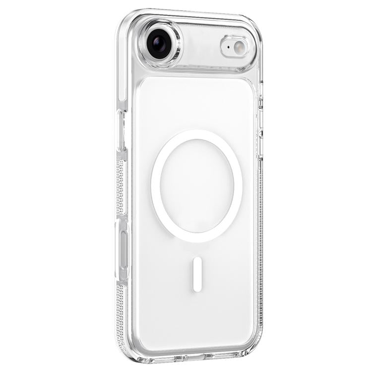 غطاء هاتف هجين من PC وTPU مع درع جليدي مغناطيسي، لجهاز iPhone 17 Pro Max، لجهاز iPhone 17 Pro، لجهاز iPhone Air