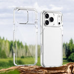 غطاء هاتف هجين من PC وTPU مع درع جليدي، لجهاز iPhone 17 Pro Max، لجهاز iPhone 17 Pro، لجهاز iPhone Air