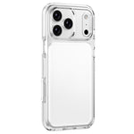 غطاء هاتف هجين من PC وTPU مع درع جليدي، لجهاز iPhone 17 Pro Max، لجهاز iPhone 17 Pro، لجهاز iPhone Air