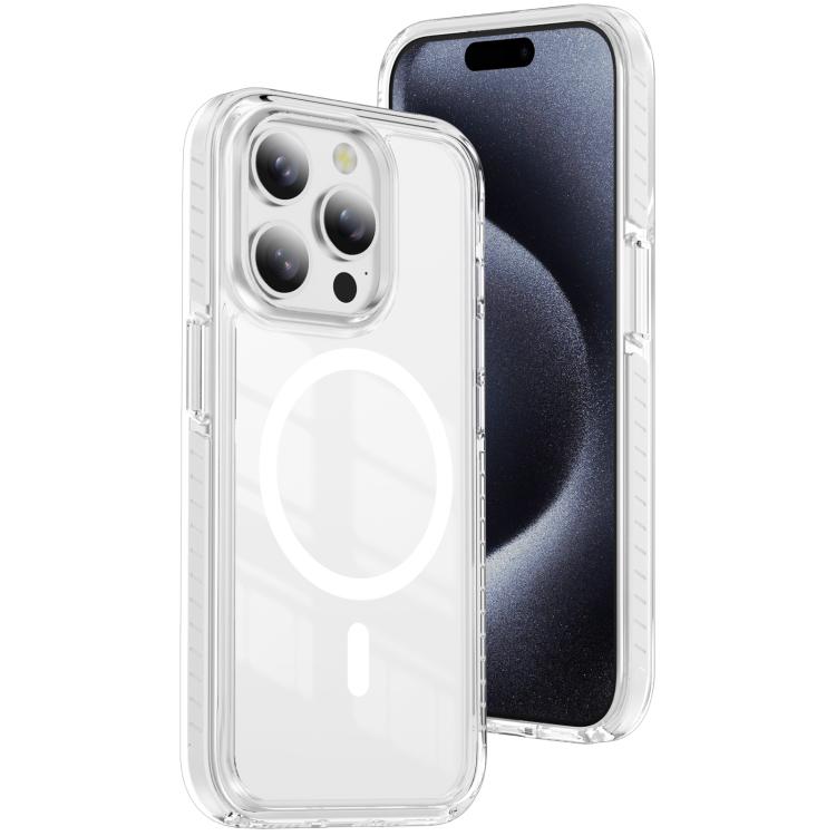 غطاء هاتف هجين من الأكريليك الشفاف مع درع كريستالي مغناطيسي وTPU، لجهاز iPhone 14 Plus، لجهاز iPhone 14 / 13، لجهاز iPhone 14 Pro، لجهاز iPhone 14 Pro Max، لجهاز iPhone 13 Pro Max، لجهاز iPhone 13 Pro
