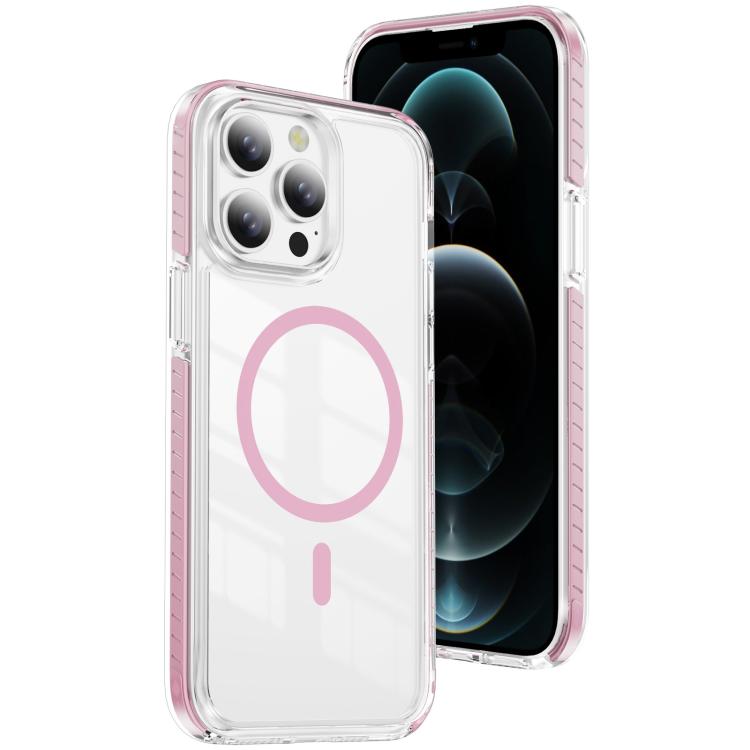 حافظة هاتف هجينة شفافة من الأكريليك مع درع كريستالي مغناطيسي TPU، لهاتف iPhone 12 / 12 Pro، لهاتف iPhone 12 Pro Max