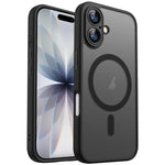 غطاء هاتف مغناطيسي مطفي بملمس يشبه الجلد من XDcase مع فيلم عدسة، لجهاز iPhone 17 Pro Max، لجهاز iPhone 17 Pro، لجهاز iPhone 17، لجهاز iPhone Air