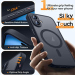 غطاء هاتف مغناطيسي مطفي بملمس يشبه الجلد من XDcase مع فيلم عدسة، لجهاز iPhone 17 Pro Max، لجهاز iPhone 17 Pro، لجهاز iPhone 17، لجهاز iPhone Air