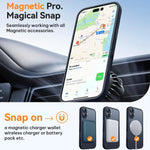 غطاء هاتف مغناطيسي مطفي بملمس يشبه الجلد من XDcase مع فيلم عدسة، لجهاز iPhone 17 Pro Max، لجهاز iPhone 17 Pro، لجهاز iPhone 17، لجهاز iPhone Air