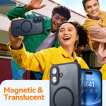 غطاء هاتف مغناطيسي مطفي بملمس يشبه الجلد من XDcase مع فيلم عدسة، لجهاز iPhone 17 Pro Max، لجهاز iPhone 17 Pro، لجهاز iPhone 17، لجهاز iPhone Air