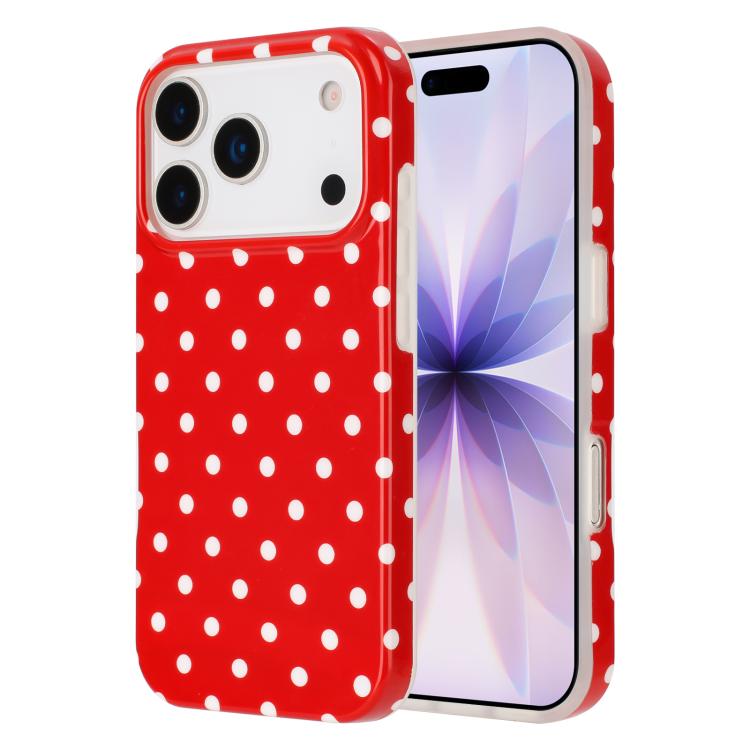 غطاء هاتف TPU بتصميم نقاط ملونة IMD بتغطية كاملة، لجهاز iPhone 17 Pro Max، لجهاز iPhone 17 Pro، لجهاز iPhone 17، لجهاز iPhone 16 Pro Max، لجهاز iPhone 16 Pro، لجهاز iPhone 16 Plus