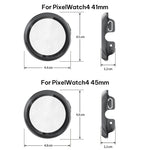 غطاء حماية ساعة xDfind من فيلم مقسى مع رش زيت مدمج، لساعات Google Pixel Watch 4 / 3 مقاس 45 مم، وللساعات 4 / 3 / 2 / 1 مقاس 41 مم