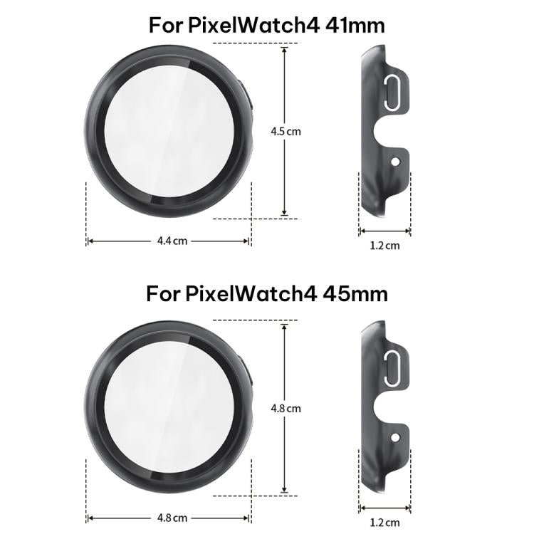 غطاء حماية ساعة xDfind من فيلم مقسى مع رش زيت مدمج، لساعات Google Pixel Watch 4 / 3 مقاس 45 مم، وللساعات 4 / 3 / 2 / 1 مقاس 41 مم