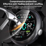 غطاء حماية ساعة xDfind من فيلم مقسى مع رش زيت مدمج، لساعات Google Pixel Watch 4 / 3 مقاس 45 مم، وللساعات 4 / 3 / 2 / 1 مقاس 41 مم