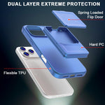 غطاء هاتف بحقيبة بطاقات مخفية مع مرآة من TPU ملمس الجلد مع حامل، لهواتف iPhone 17 Pro Max، iPhone 17 Pro، iPhone 17، iPhone Air