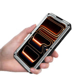 غطاء هاتف من السيليكون الهجين المعدني مقاوم لأربعة أنواع من الأضرار، لهواتف iPhone 17 Pro Max، iPhone 17 Pro، iPhone 17، iPhone Air