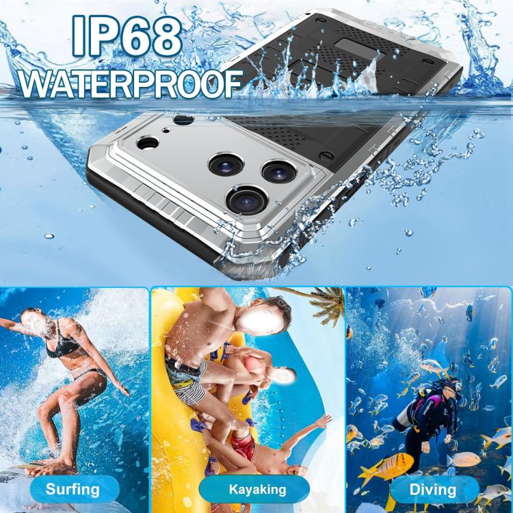 غطاء هاتف من السيليكون الهجين المعدني مقاوم لأربعة أنواع من الأضرار، لهواتف iPhone 17 Pro Max، iPhone 17 Pro، iPhone 17، iPhone Air