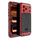 غطاء هاتف من السيليكون الهجين المعدني مقاوم لأربعة أنواع من الأضرار، لهواتف iPhone 17 Pro Max، iPhone 17 Pro، iPhone 17، iPhone Air