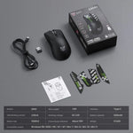 فأرة ألعاب ONIKUMA DM01 بدقة 12800 DPI بثلاثة أوضاع 2.4 جيجاهرتز + بلوتوث + سلكي، DM01
