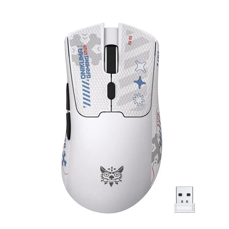 فأرة ألعاب ONIKUMA DM01 بدقة 12800 DPI بثلاثة أوضاع 2.4 جيجاهرتز + بلوتوث + سلكي، DM01