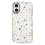 غطاء هاتف مغناطيسي هجين من TPU وPC مع تقنية IMD مزدوج الوجه مرصع بأحجار الراين، لهواتف iPhone 17 Pro Max، iPhone 17 Pro، iPhone 17، iPhone Air، iPhone 16 Pro Max، iPhone 16 Pro، iPhone 16 Plus، iPhone 16