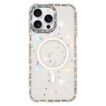 غطاء هاتف مغناطيسي هجين من TPU وPC مع تقنية IMD مزدوج الوجه مرصع بأحجار الراين، لهواتف iPhone 17 Pro Max، iPhone 17 Pro، iPhone 17، iPhone Air، iPhone 16 Pro Max، iPhone 16 Pro، iPhone 16 Plus، iPhone 16