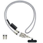 كابل شحن متعدد الوظائف Type-C إلى Type-C مع حزام هاتف قابل للتعديل من MOCOME W3