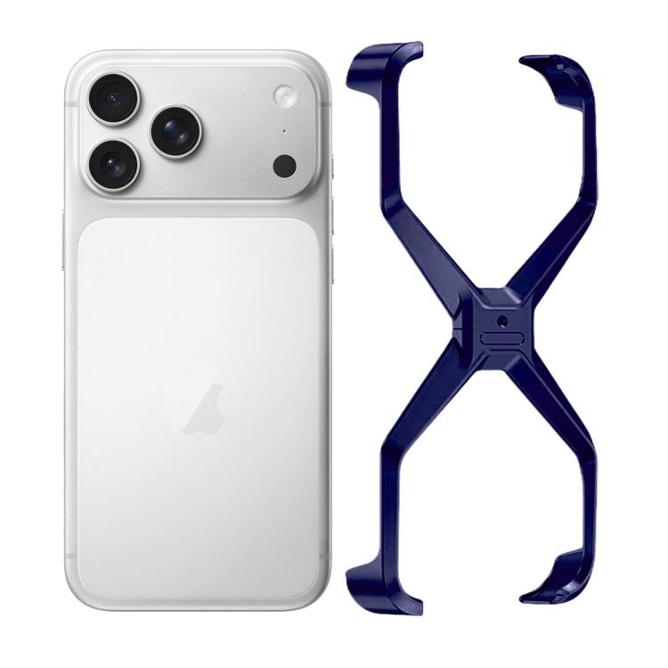 غطاء هاتف معدني بدون إطار على شكل X، لهواتف iPhone 17 Pro Max، iPhone 17 Pro