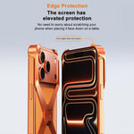 غطاء هاتف معدني بدون إطار على شكل X، لهواتف iPhone 17 Pro Max، iPhone 17 Pro