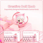 ONIKUMA MT707 لوحة مفاتيح ألعاب ميكانيكية ثلاثية الوضع مع 82 مفتاح RGB