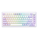 ONIKUMA MT707 لوحة مفاتيح ألعاب ميكانيكية ثلاثية الوضع مع 82 مفتاح RGB