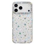 غطاء هاتف هجين من TPU وPC مع تقنية IMD على الوجهين مزين بأحجار الراين، لهواتف iPhone 17 Pro Max، iPhone 17 Pro، iPhone 17، iPhone Air، iPhone 16 Pro Max، iPhone 16 Pro، iPhone 16 Plus، iPhone 16