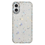 غطاء هاتف هجين من TPU وPC مع تقنية IMD على الوجهين مزين بأحجار الراين، لهواتف iPhone 17 Pro Max، iPhone 17 Pro، iPhone 17، iPhone Air، iPhone 16 Pro Max، iPhone 16 Pro، iPhone 16 Plus، iPhone 16
