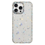 غطاء هاتف هجين من TPU وPC مع تقنية IMD على الوجهين مزين بأحجار الراين، لهواتف iPhone 17 Pro Max، iPhone 17 Pro، iPhone 17، iPhone Air، iPhone 16 Pro Max، iPhone 16 Pro، iPhone 16 Plus، iPhone 16
