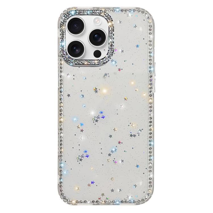 غطاء هاتف هجين من TPU وPC مع تقنية IMD على الوجهين مزين بأحجار الراين، لهواتف iPhone 17 Pro Max، iPhone 17 Pro، iPhone 17، iPhone Air، iPhone 16 Pro Max، iPhone 16 Pro، iPhone 16 Plus، iPhone 16
