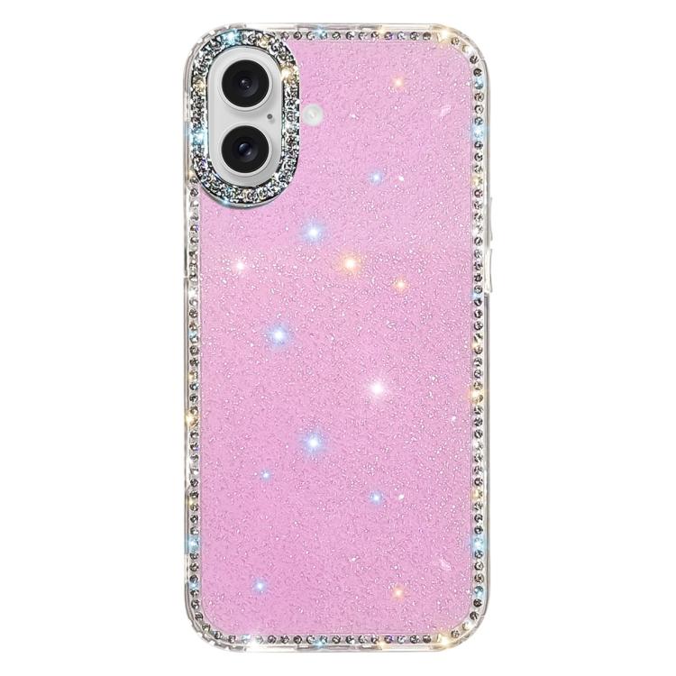 غطاء هاتف هجين من TPU وPC مع تقنية IMD على الوجهين مزين بأحجار الراين، لهواتف iPhone 17 Pro Max، iPhone 17 Pro، iPhone 17، iPhone Air، iPhone 16 Pro Max، iPhone 16 Pro، iPhone 16 Plus، iPhone 16