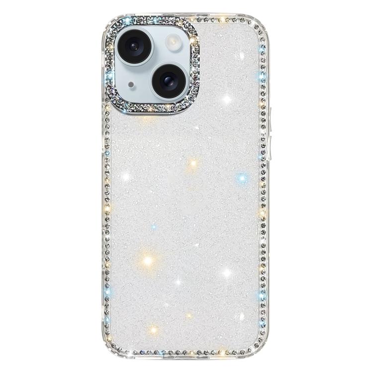 غطاء هاتف هجين من TPU وPC مع تقنية IMD على الوجهين مزين بأحجار الراين، لهواتف iPhone 15 Pro Max، iPhone 15 Pro، iPhone 15، iPhone 14، iPhone 14 Pro، iPhone 14 Pro Max، iPhone 13 Pro Max، iPhone 13 Pro