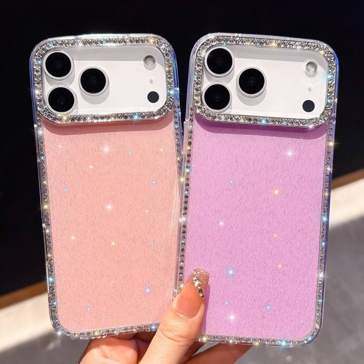 غطاء هاتف هجين من TPU وPC مع تقنية IMD على الوجهين مزين بأحجار الراين، لهواتف iPhone 17 Pro Max، iPhone 17 Pro، iPhone 17، iPhone Air، iPhone 16 Pro Max، iPhone 16 Pro، iPhone 16 Plus، iPhone 16