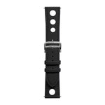 xDfind Flat-head Hole Palm Texture Vegan Leather Watch Band, 20mm, 22mm