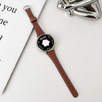 xDfind Flat-head Horseshoe Buckle Vegan Leather Watch Band, 18mm, 20mm