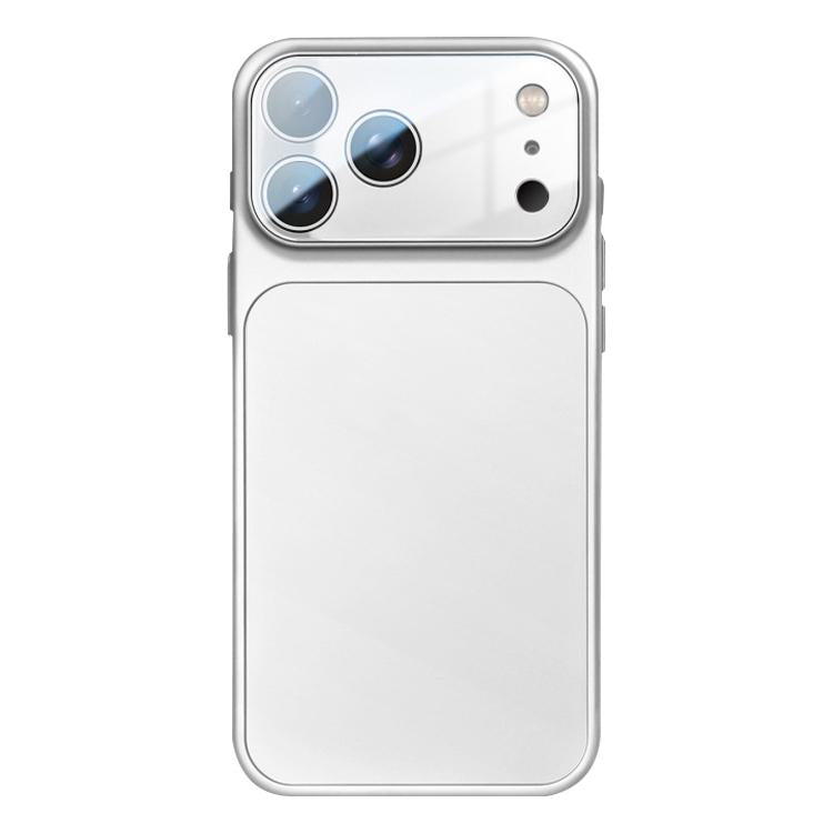 غطاء هاتف هجين من TPU مع أكريليك غير لامع وفيلم عدسة، لهواتف iPhone 17 Pro Max، iPhone 17 Pro